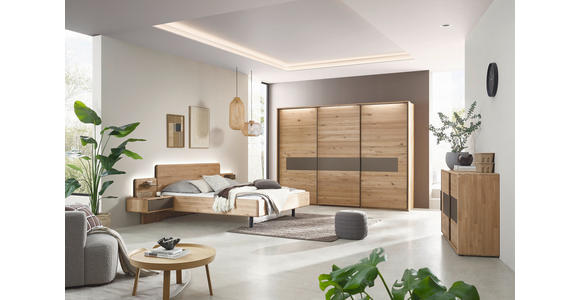 BETTANLAGE 180/200 cm  in Wildeiche  - Wildeiche, Natur, Holz (180/200cm) - Valnatura