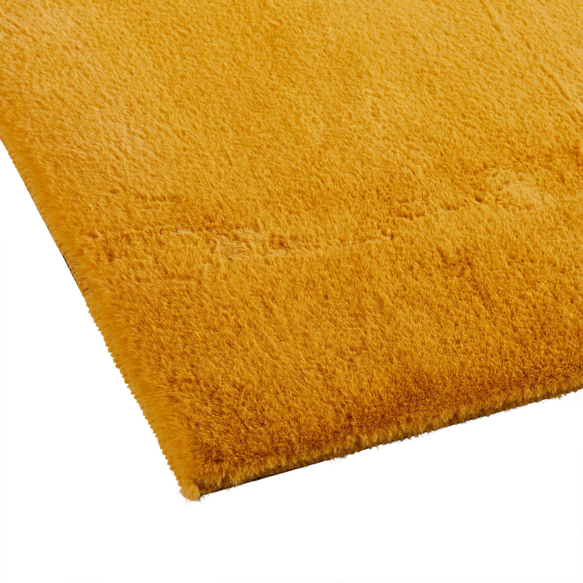 KOBEREC S VYSOKÝM VLASOM, 120/160 cm, žltá - žltá, Design, textil (120/160cm) - Novel