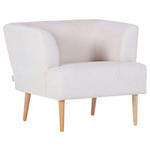 SESSEL in Cord Naturfarben  - Buchefarben/Naturfarben, Design, Holz/Textil (85/71/80cm) - Hom`in