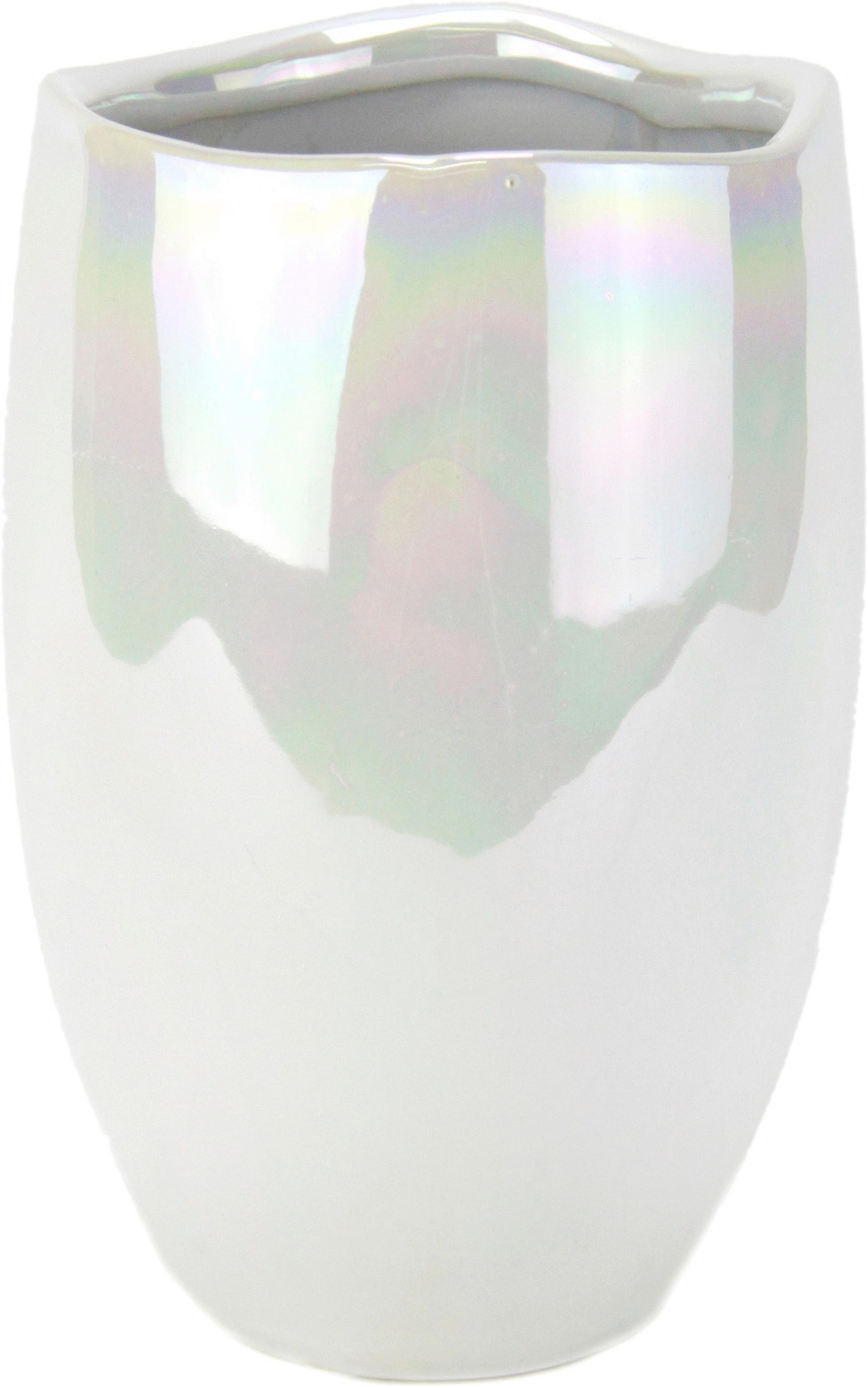 VASE  - Perlmutt, Basics, Keramik (17cm)
