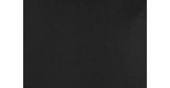 ECKSOFA in Echtleder Schwarz 334/176 cm - Schwarz, Design, Leder/Metall (334/176cm) - Dieter Knoll
