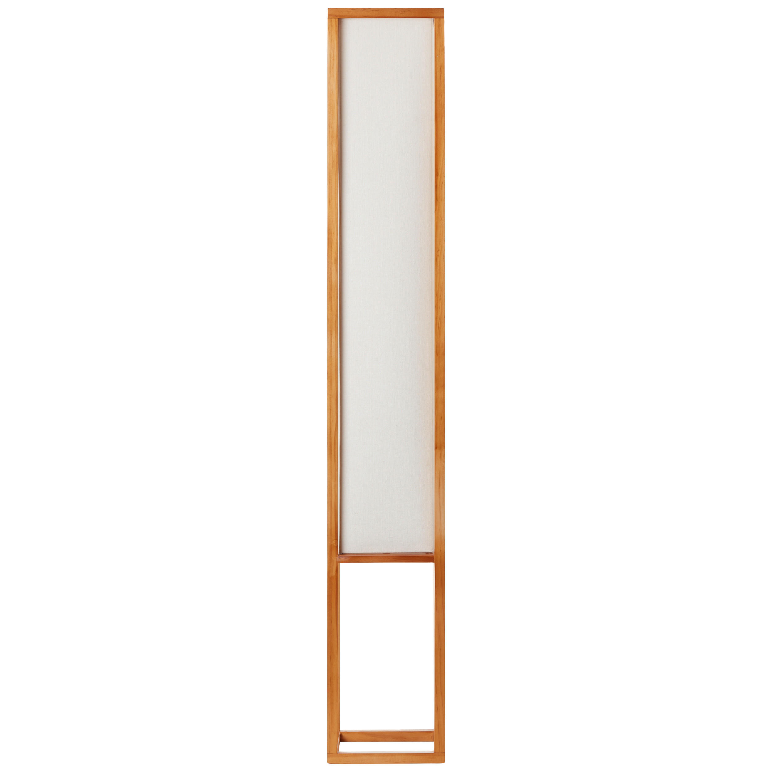 STEHLEUCHTE - Weiss/Naturfarben, Natur, Holz/Textil (19/120/19cm) - Brilliant