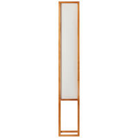 STEHLEUCHTE - Weiss/Naturfarben, Natur, Holz/Textil (19/120/19cm) - Brilliant