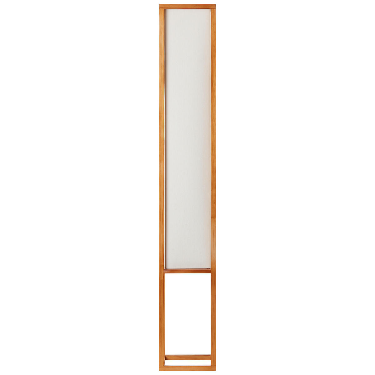 STEHLEUCHTE - Weiss/Naturfarben, Natur, Holz/Textil (19/120/19cm) - Brilliant