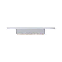 SCHIENENSYSTEM-STRAHLER Urail Zelos 37,2/7,4/2,3 cm  - Chromfarben, Basics, Metall (37,2/7,4/2,3cm) - Paulmann