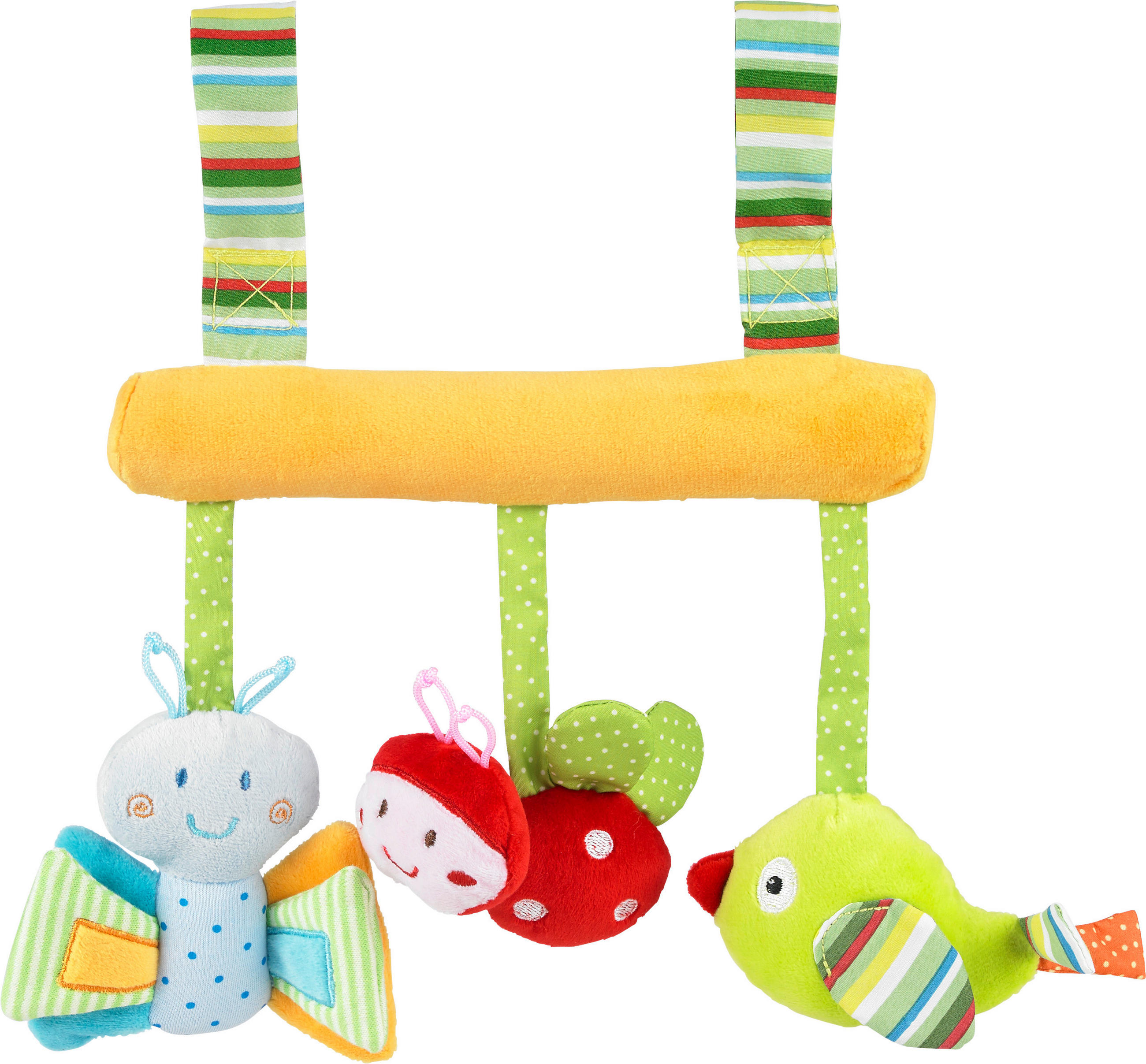 ZÁVĚSNÁ HRAČKA - vícebarevná, Basics, textil (22/20cm) - My Baby Lou