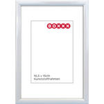 BILDERRAHMEN 11,5/16/1,4 cm  - Weiß, Basics, Glas/Kunststoff (11,5/16/1,4cm) - Boxxx