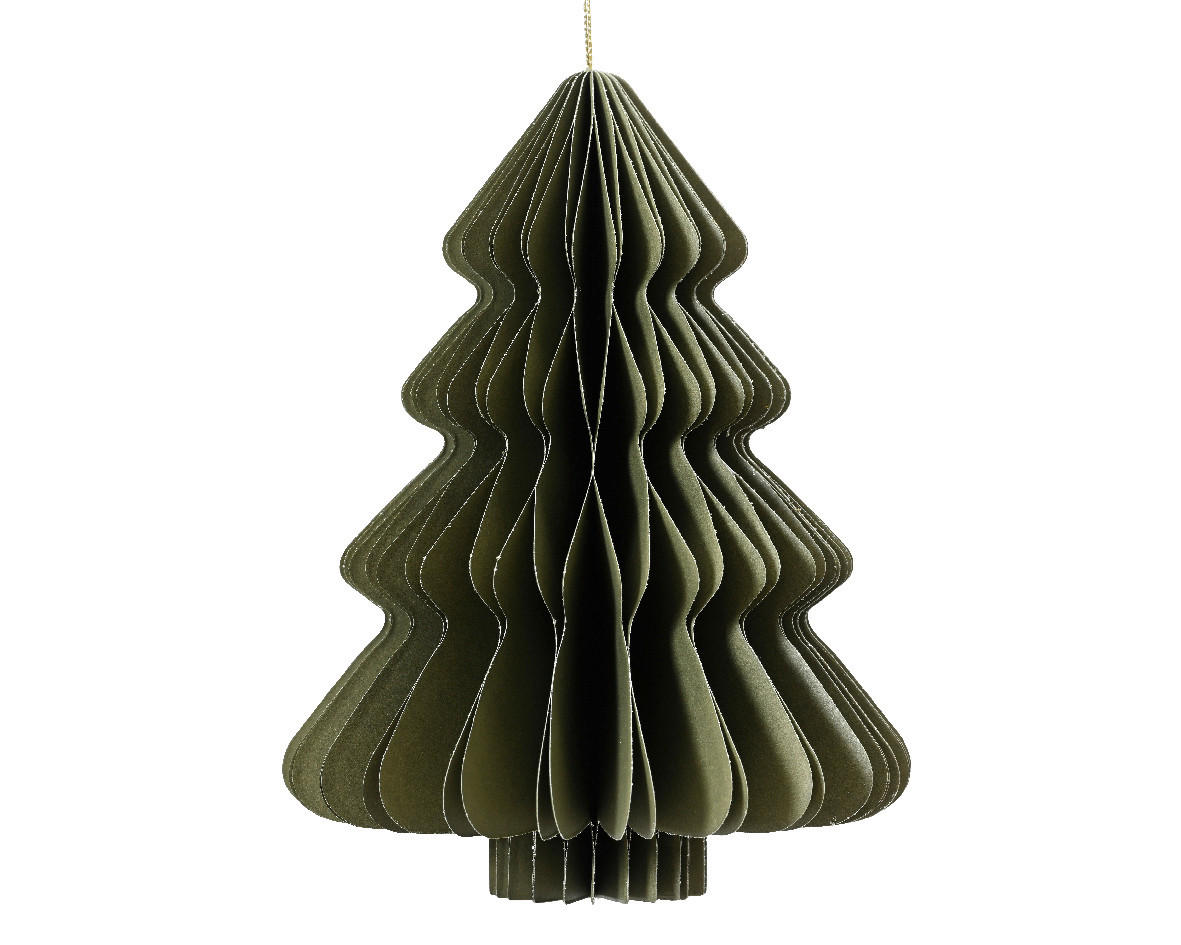 DEKOWEIHNACHTSBAUM  - Grün, Basics (30,00/30,00/40,00cm) - X-Mas