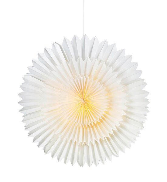 LED-DEKOLEUCHTE 75/18/75 cm   - Weiß, Basics, Papier (75/18/75cm) - Markslöjd