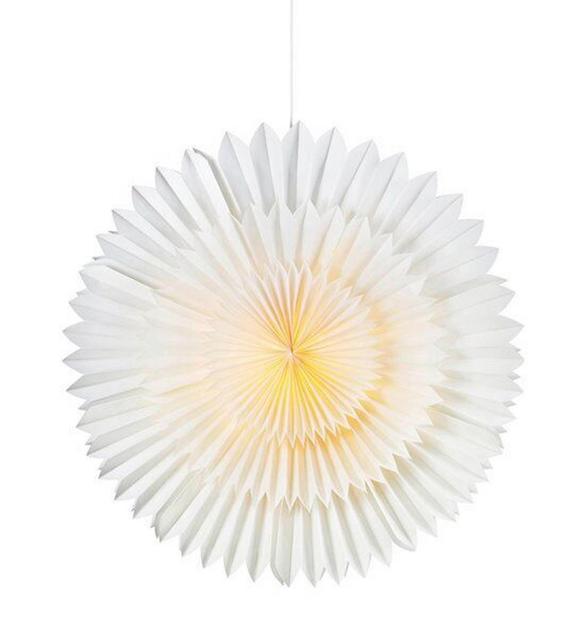 LED-DEKOLEUCHTE 75/18/75 cm   - Weiß, Basics, Papier (75/18/75cm) - Markslöjd