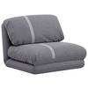 SCHLAFSESSEL in Webstoff Dunkelgrau  - Dunkelgrau/Hellgrau, Design, Textil (78/58/82cm) - Livetastic