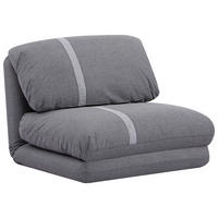 SCHLAFSESSEL  in Webstoff Dunkelgrau  - Dunkelgrau/Hellgrau, Design, Textil (78/58/82cm) - Livetastic