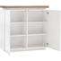 KOMMODE Eiche massiv matt, Hochglanz, lackiert Weiß, Eichefarben - Eichefarben/Weiß, Design, Holz/Holzwerkstoff (120/114/40cm) KOMMODE Eiche massiv matt, Hochglanz, lackiert Weiß, Eichefarben - Eichefarben/Weiß, Design, Holz/Holzwerkstoff (120/114/40cm)
