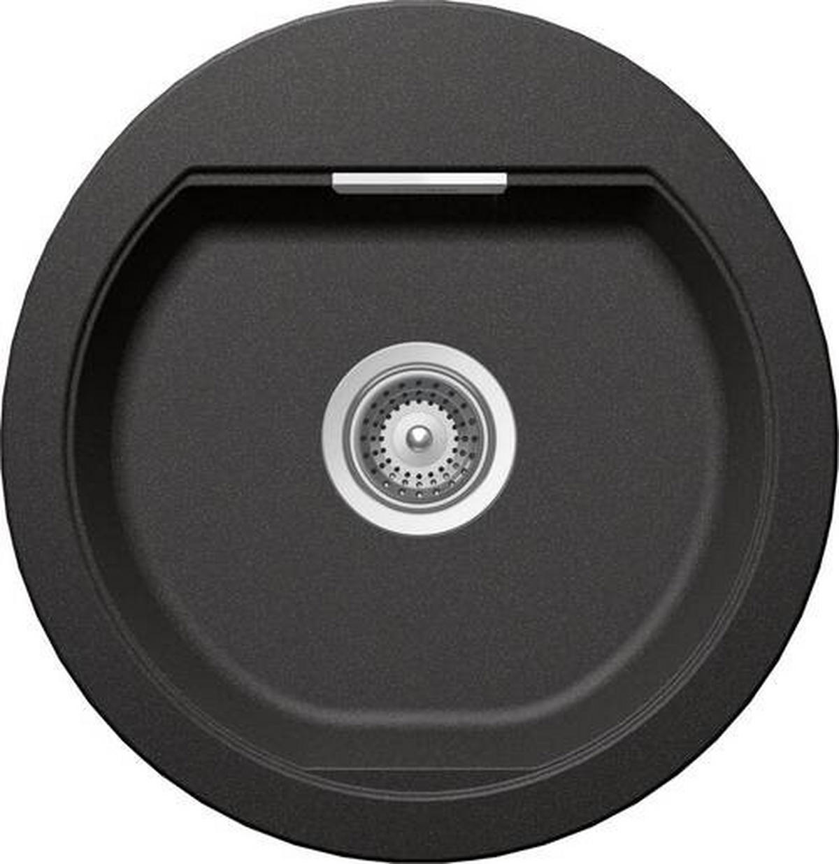 SPÜLE MONR100ASTO  - Graphitfarben, Basics, Stein (48,5/50cm) - Schock
