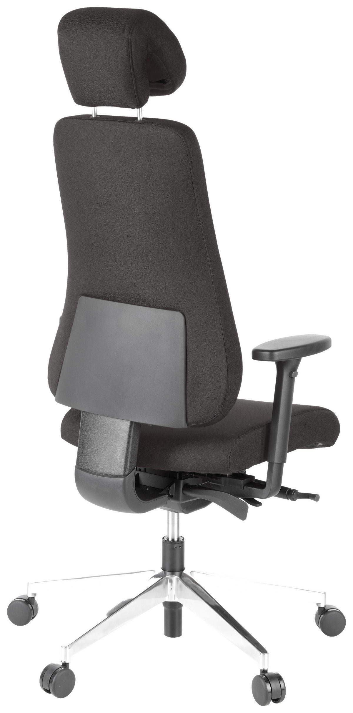 DREHSTUHL Flachgewebe Schwarz  - Schwarz, MODERN, Kunststoff/Textil (70/148/65cm) - MID.YOU