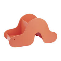 KINDER BÜCHERREGAL FRIDA  - Orange, Basics, Holzwerkstoff (70/30/36,9cm)