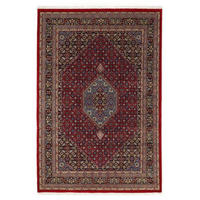 ORIENTTEPPICH 70/140 cm Himla Bidjar Blau, Rot  - Blau/Rot, Basics, Textil (70/140cm) - Cazaris
