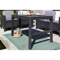 LOUNGETISCH 116/71,5/40-66 cm Kunststoff  - Graphitfarben, Design, Kunststoff (116/71,5/40-66cm) - Keter