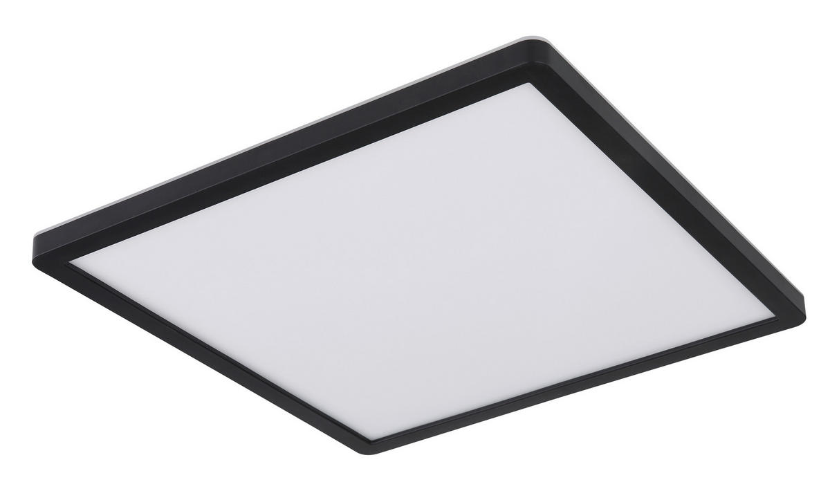 LED-TAKLAMPA Sapana 18 W 29,4/29,4/2,5 cm  - vit/opal, Basics, plast (29,4/29,4/2,5cm) - Globo