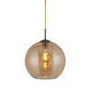HÄNGELEUCHTE 25/120 cm  - Bernsteinfarben, Trend, Glas/Metall (25/120cm) - Searchlight