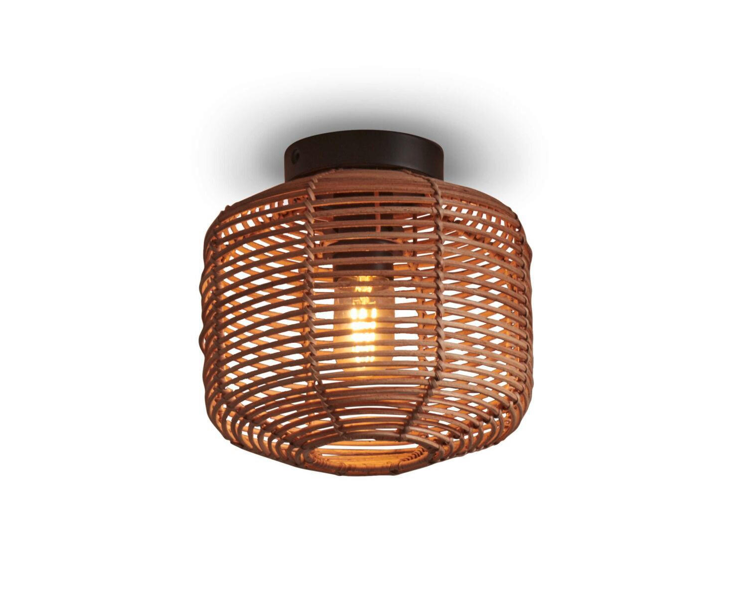 DECKENLEUCHTE GOOD&MOJO 25/25/20 cm - Naturfarben, Trend, Holz (25/25/20cm) - Good & Mojo