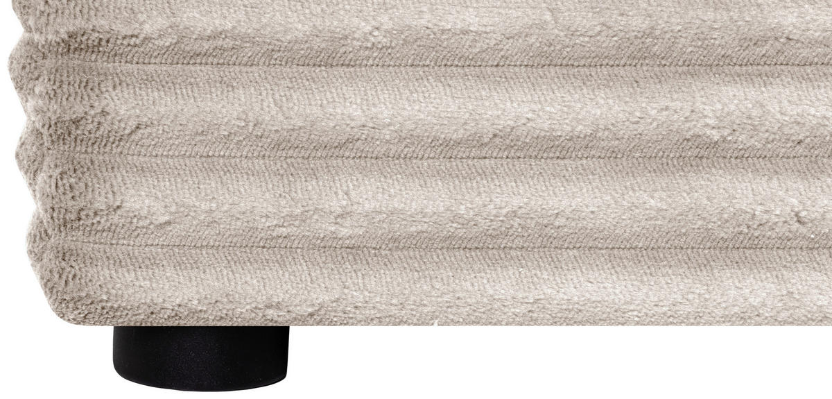BOXBETT 140/200 cm  in Naturfarben  - Schwarz/Naturfarben, Trend, Kunststoff/Textil (140/200cm) - Boxxx