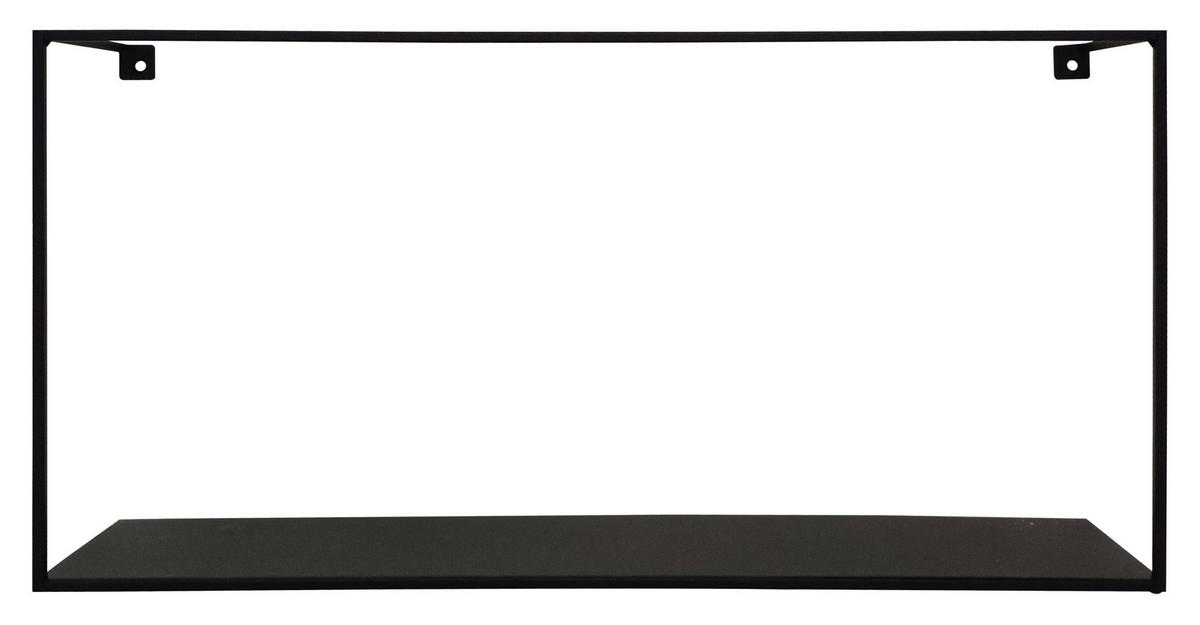 FALIPOLC 60/30/12 cm  - fekete, Trend, fém (60/30/12cm) - Landscape