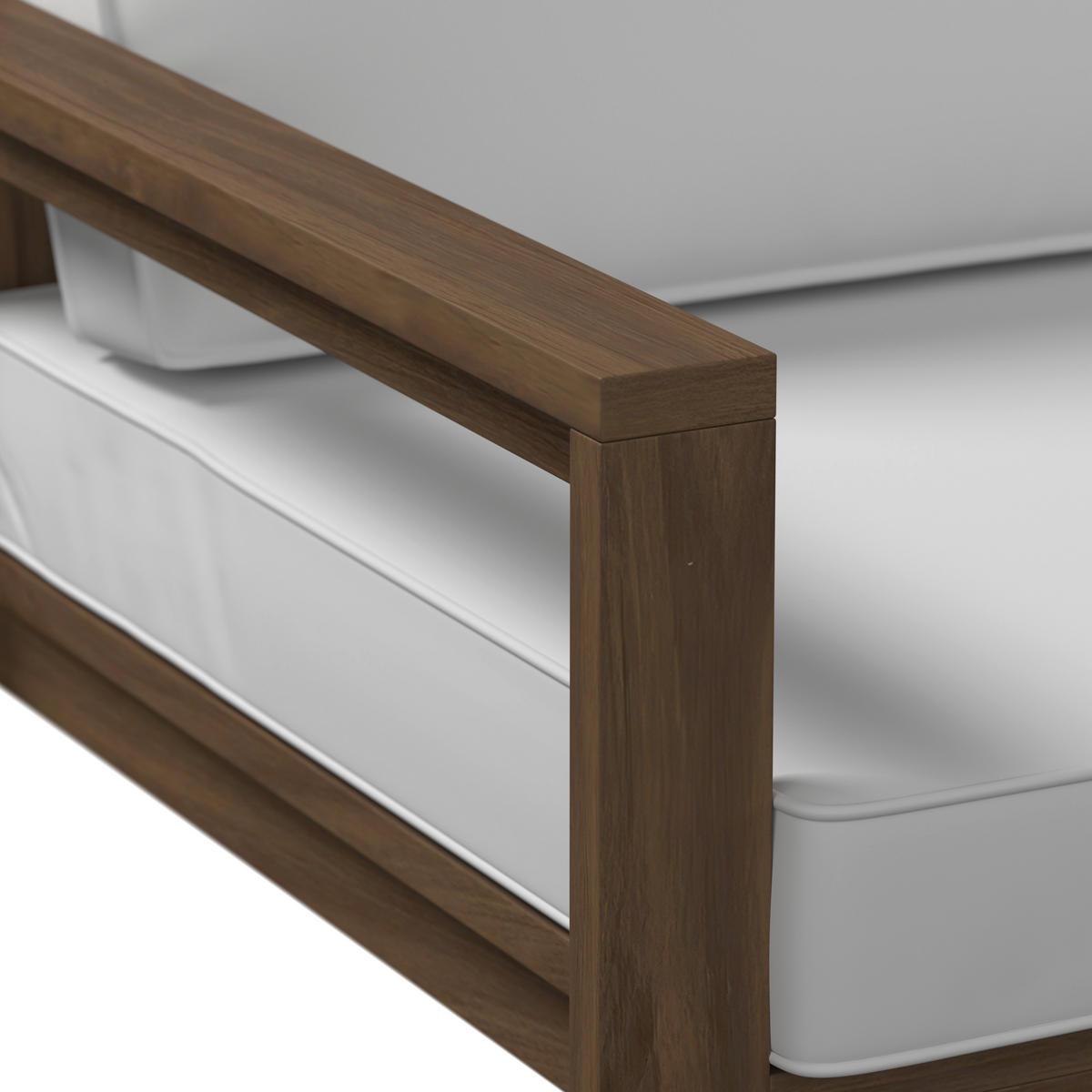 LOUNGEGARNITUR   132/70/72 cm Akazie Hartholz  - Beige/Akaziefarben, MODERN, Holz (132/70/72cm) - Ambia Garden