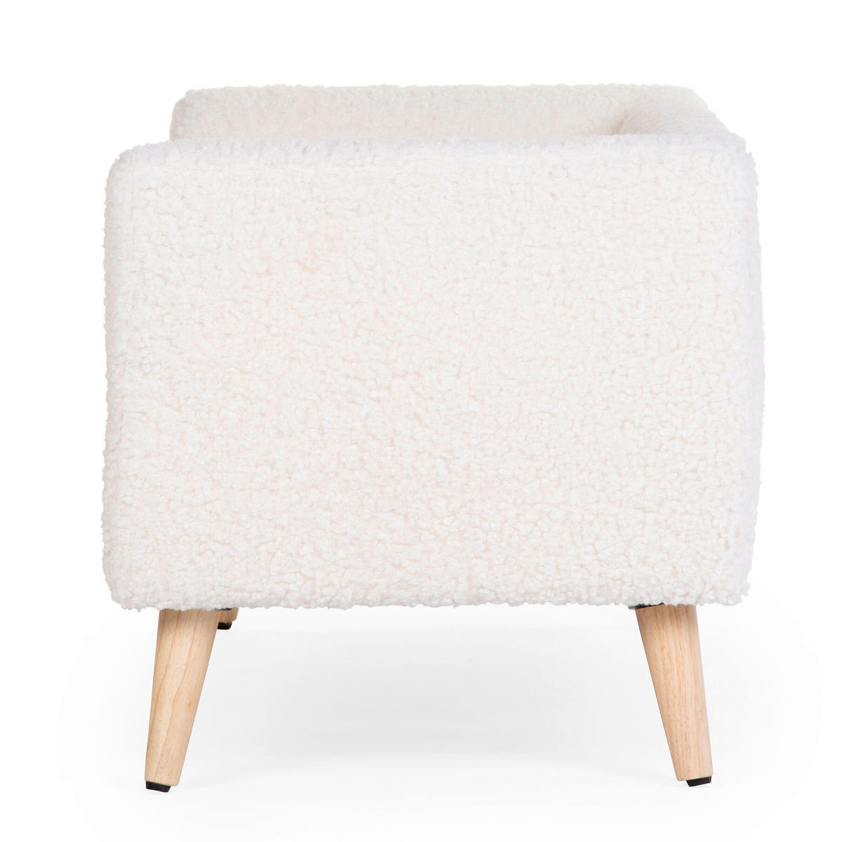 KINDERSITZBANK - Weiß/Kieferfarben, Basics, Holz/Kunststoff (44/45/88cm) - Childhome
