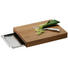 SCHNEIDEBRETT Holz, Metall - Basics, Holz/Metall (26/36cm) - WMF