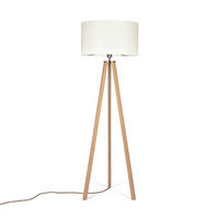 STEHLEUCHTE  50/150/50 cm   - Eiche Bianco/Eichefarben, MODERN, Naturmaterialien/Holz (50/150/50cm)