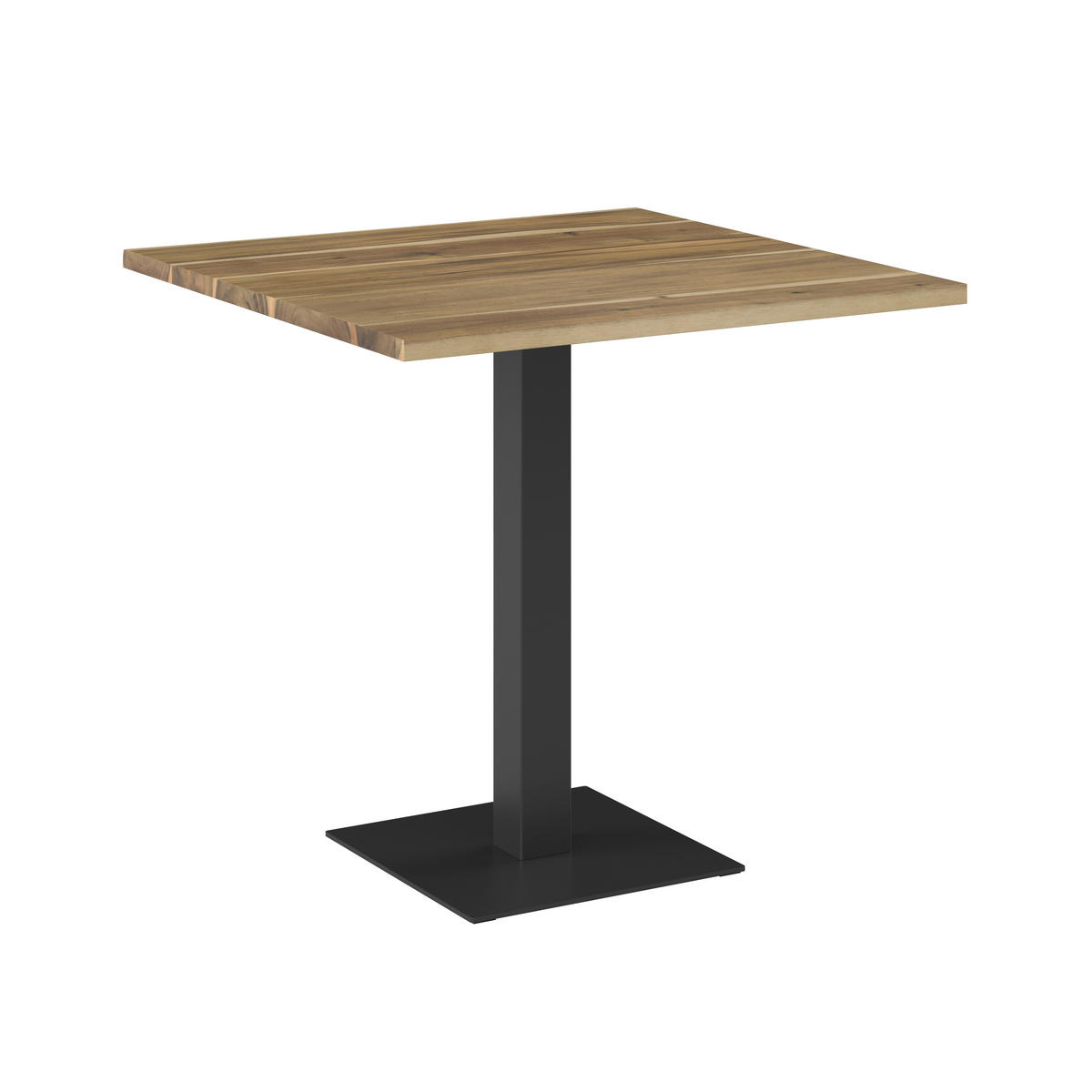 GARTENTISCH  - Akaziefarben, MODERN, Holz/Metall (80/80/76cm) - Ambia Garden