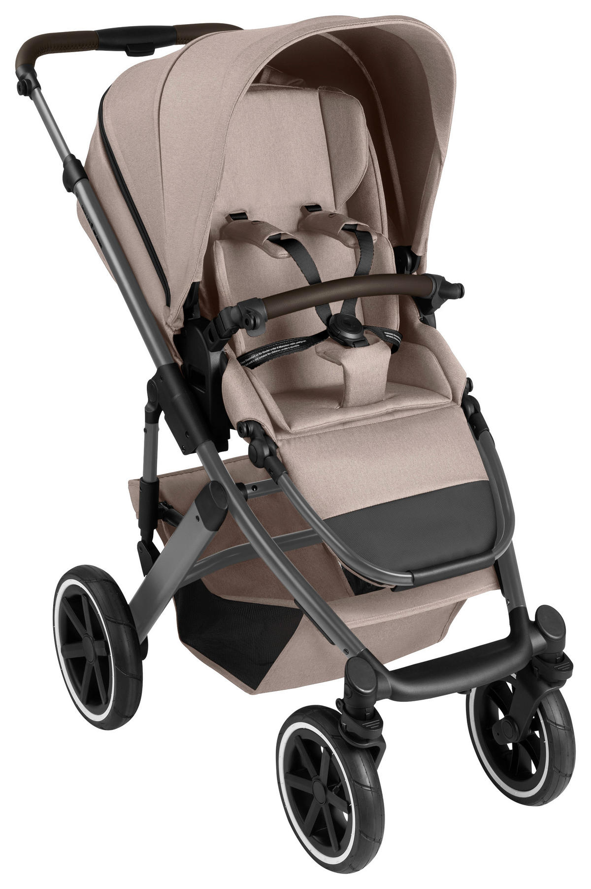 KINDERWAGEN Salsa 5 Air  - Beige, Basics, Textil/Metall (63/118/95.5cm) - ABC Design