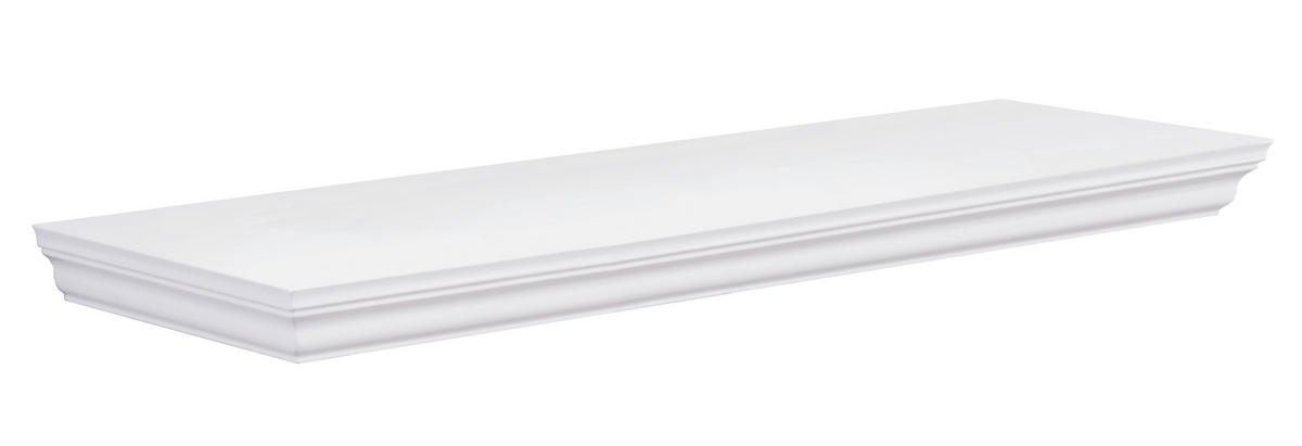 WANDBOARD Weiß  - Weiß, Basics, Holzwerkstoff (60/3,8/19,5cm) - Carryhome