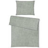 BETTWÄSCHE Tom Tailor Melange Bettwäsche mit Stehsaum Renforcé 140/200 cm  - Hellgrün, Basics, Textil (140/200cm) - Herding