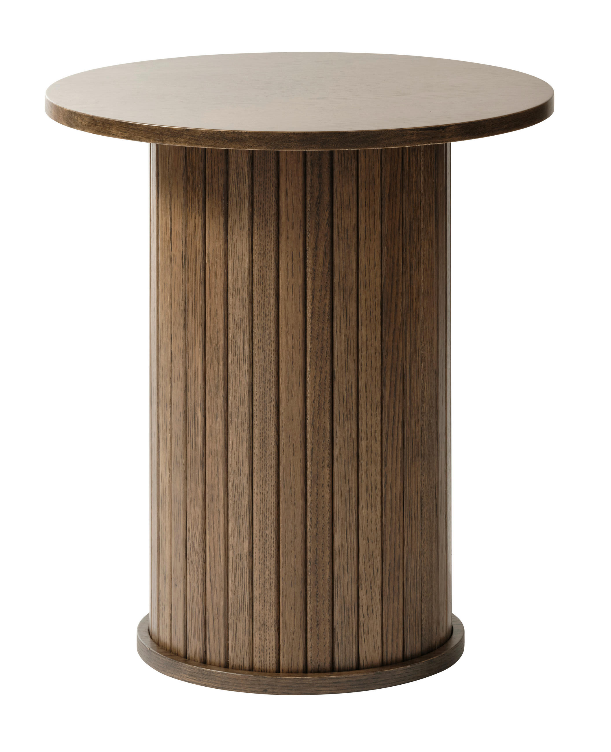 BEISTELLTISCH 50/50/55 cm furniert Eichefarben rund  - Eichefarben, Trend, Holzwerkstoff (50/50/55cm) - home24