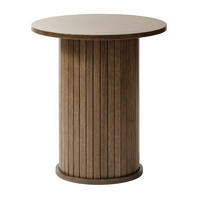 BEISTELLTISCH 50/50/55 cm furniert Eichefarben rund  - Eichefarben, Trend, Holzwerkstoff (50/50/55cm) - home24
