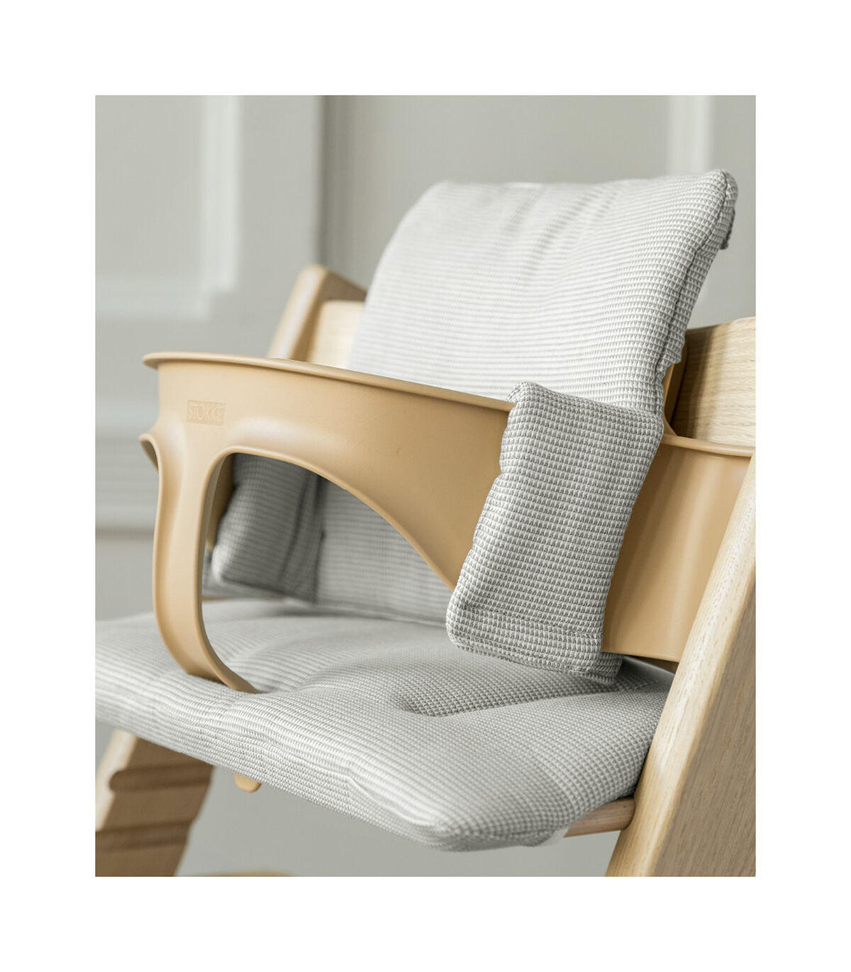HOCHSTUHLEINLAGE Tripp Trapp classic cushion  - Hellgrau, Basics, Textil (42/25/2cm) - Stokke