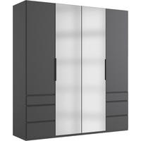 OMARA S KLASIČNIMI VRATI, barve grafita  - barve grafita, Konvencionalno, kovina/leseni material (200/216/58cm) - Hom`in