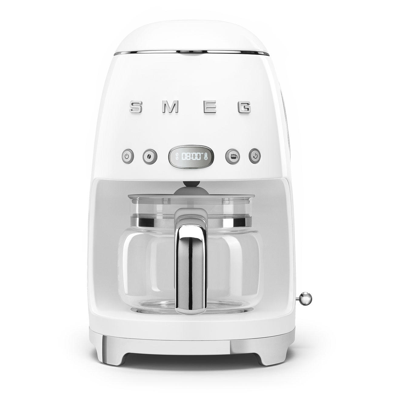 Smeg Filterkaffeemaschine 50´S Style Weiß Hochglanz 24.5x36.1x25.6 cm