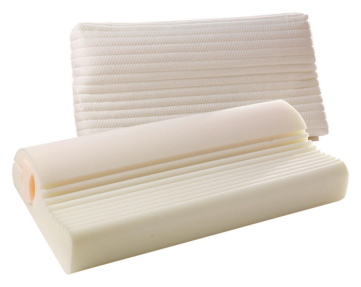 NACKENSTÜTZKISSEN  - Weiß, Basics, Textil (80/40cm) - Sleeptex