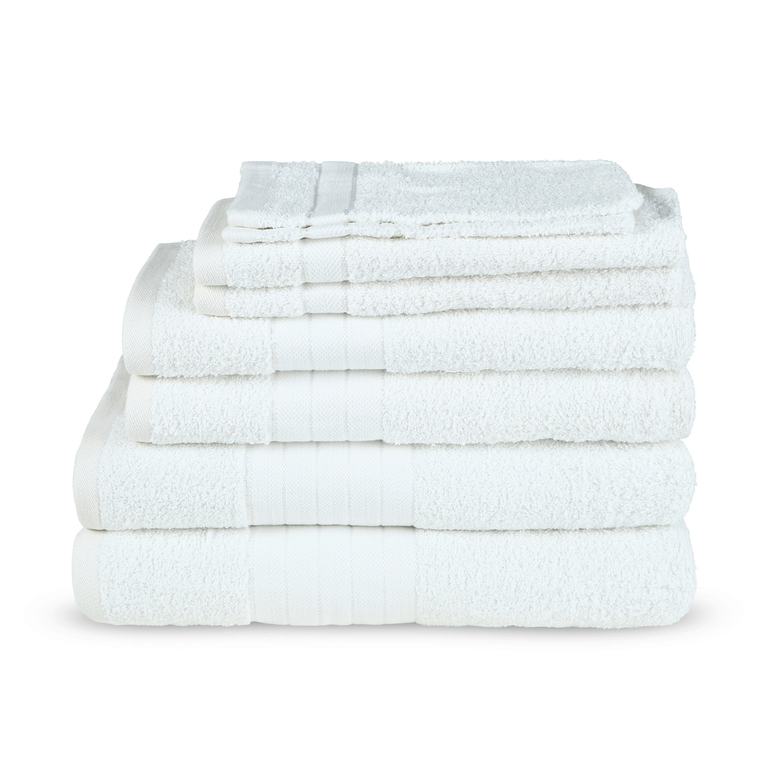 FROTTIERSET Weiß 8-teilig  - Weiß, Basics, Textil