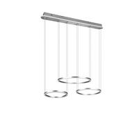 LED SVJETILJKA VISEĆA   90/150/50 cm     Morrison  - boje nikla, Design, metal (90/150/50cm)