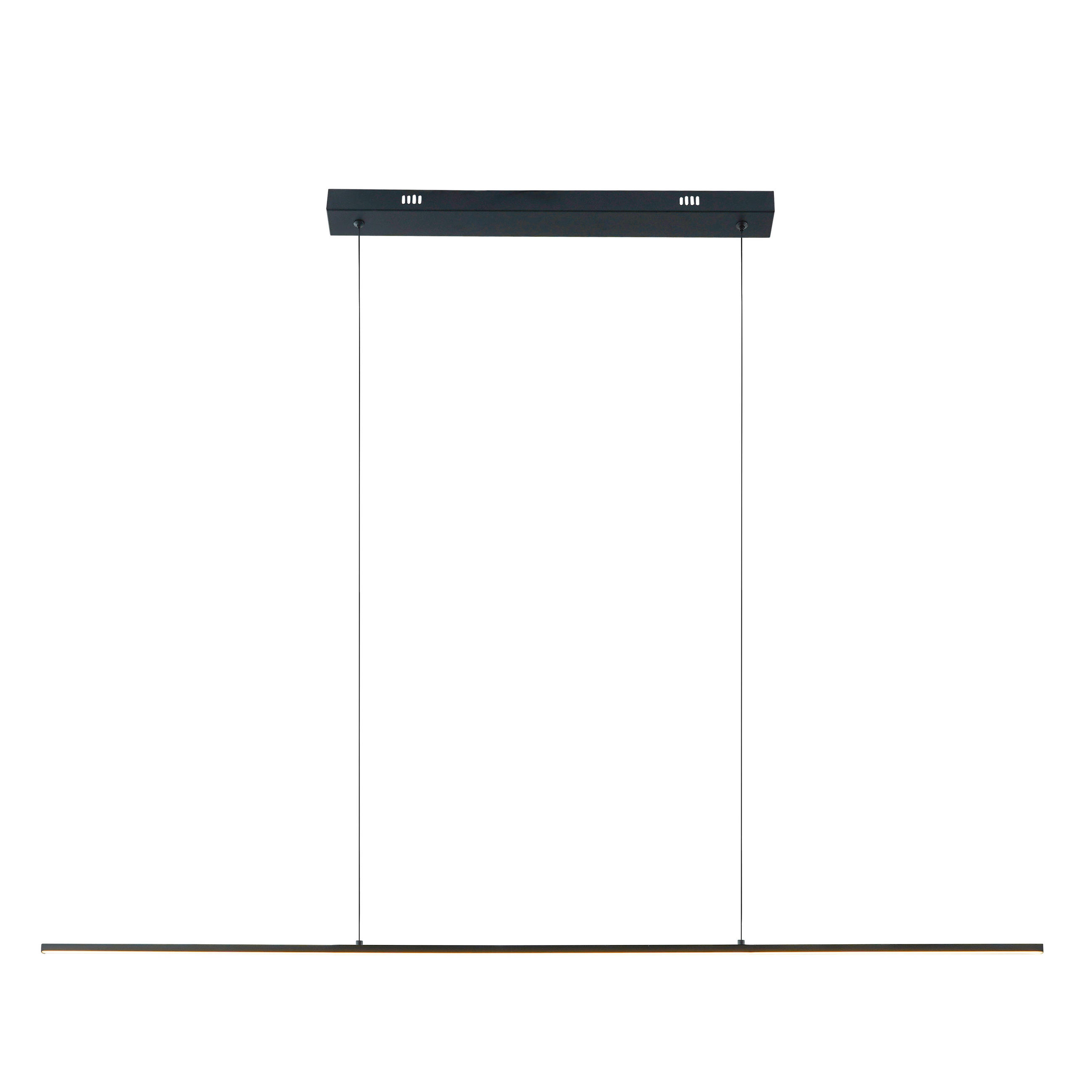 LED SVJETILJKA VISEĆA    120,5/2/200 cm    SIRIUS  - crna, Basics, metal (120,5/2/200cm)