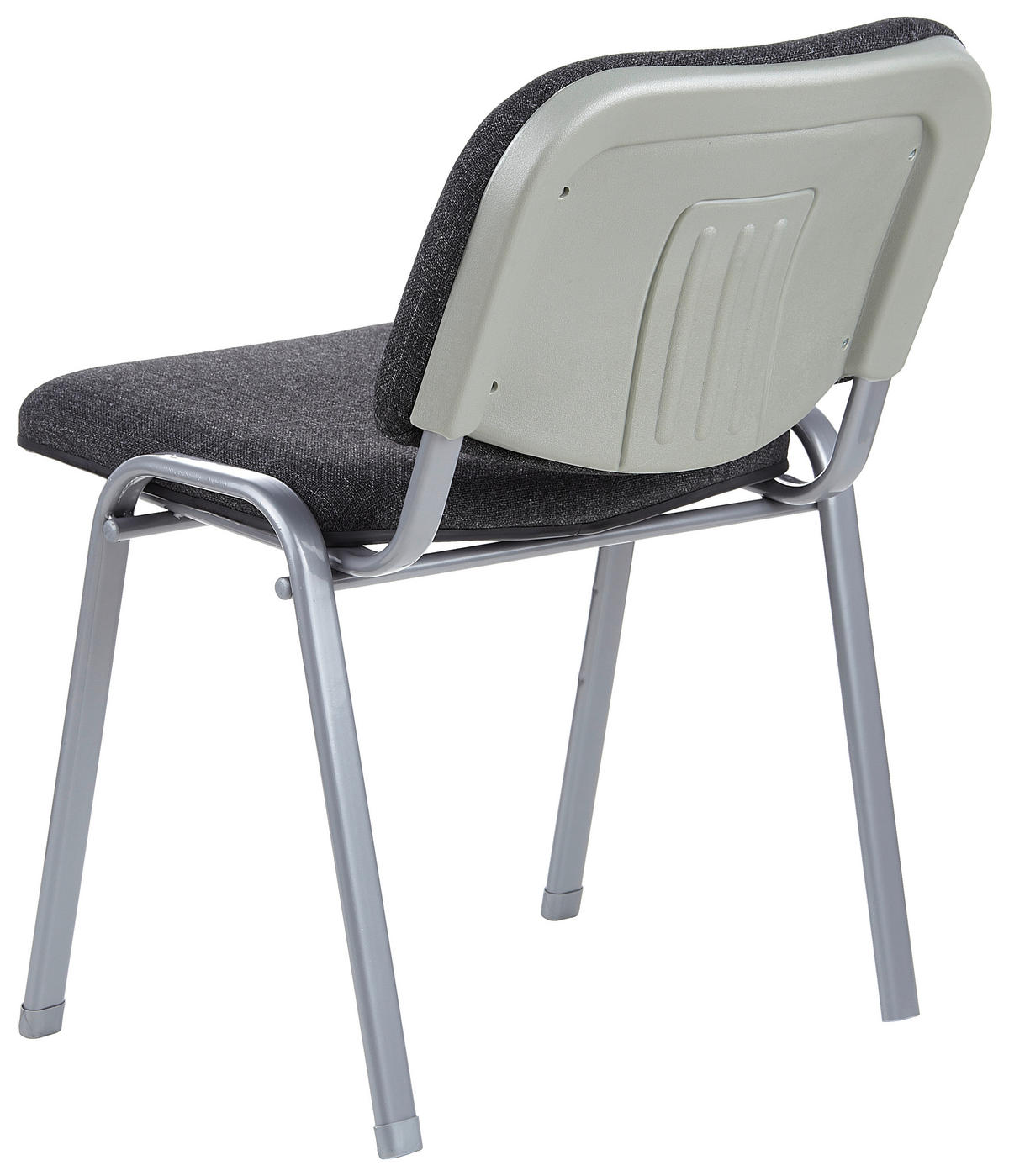 BESUCHERSTUHL Anthrazit  - Anthrazit/Silberfarben, Basics, Textil/Metall (58/84/48cm) - MID.YOU