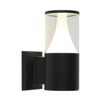 APLICĂ TIP TORțĂ - negru/transparent, Basics, plastic/metal (17.5/21.5/10.5cm)