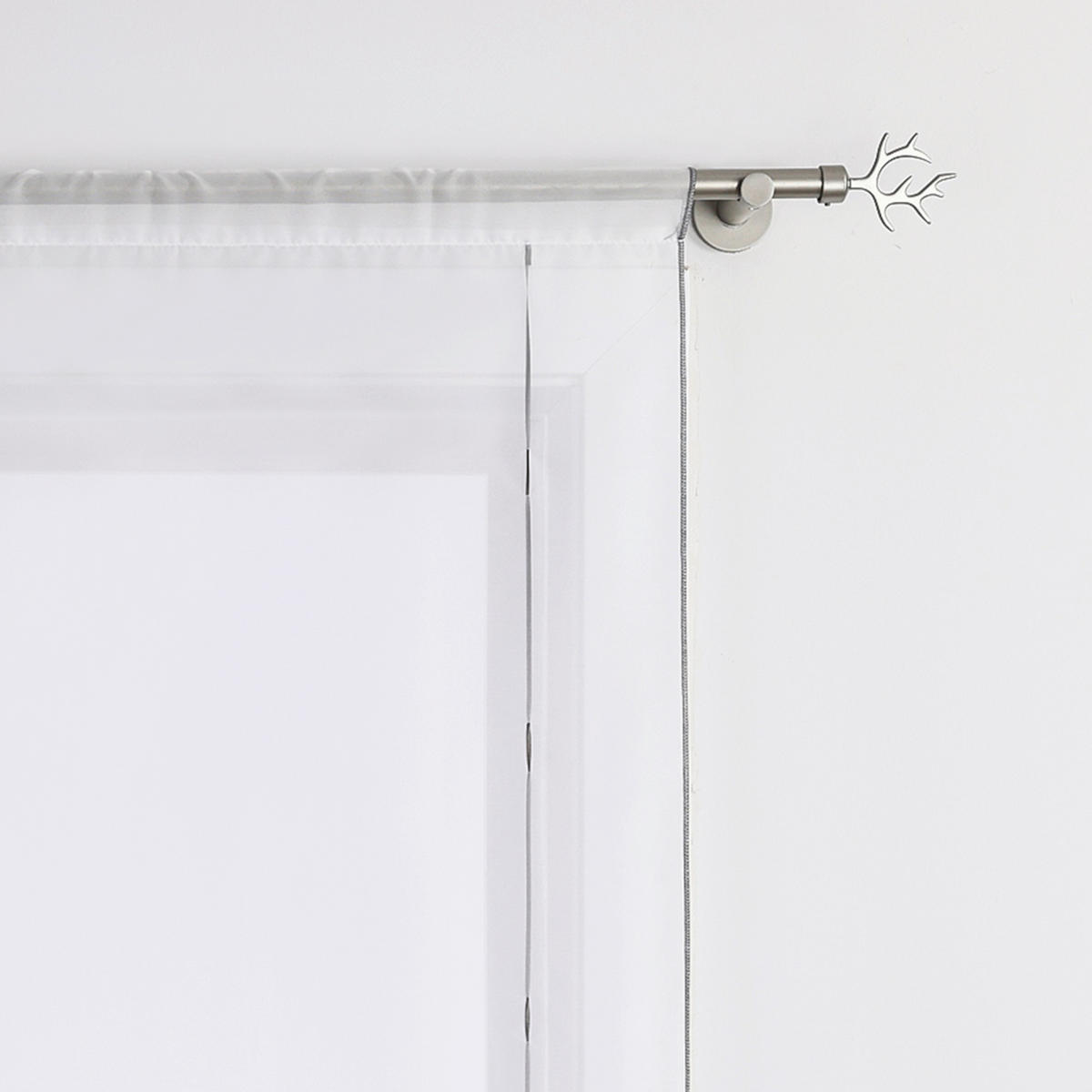 FALTROLLO  transparent  140/140 cm    - Weiß Hochglanz, Basics, Textil (140/140cm) - Joyswahl