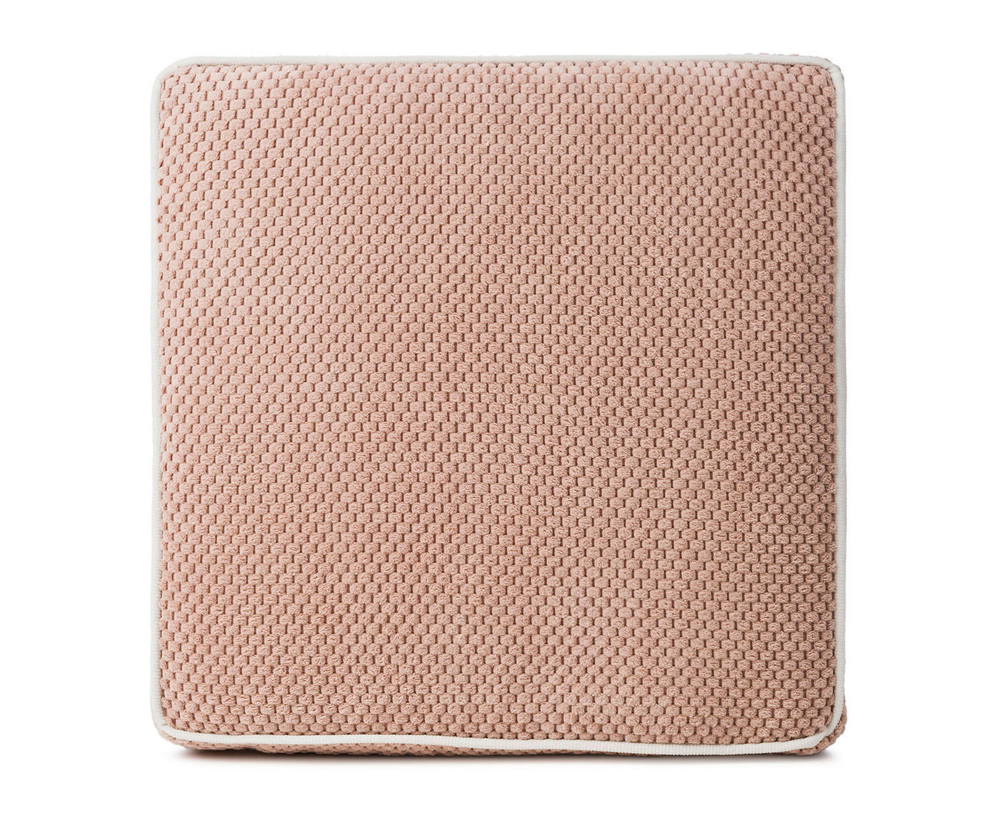 PODUŠKA NA SEDENIE, 40/40/6 cm - staroružová, Basics, textil (40/40/6cm) - Novel