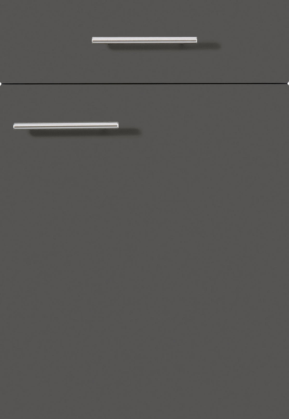 KÜCHENLEERBLOCK 280 cm   in Graphitfarben, Eichefarben  - Dunkelgrau/Eichefarben, Basics, Holzwerkstoff/Metall (280cm) - Impuls