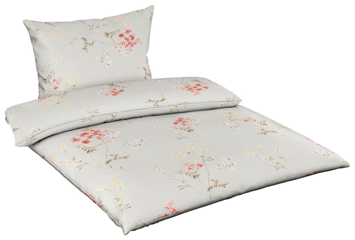 BETTWÄSCHE Standard/Timeless Makosatin 140/200 cm  - Bordeaux/Dunkelrosa, Basics, Textil (140/200cm) - Fleuresse